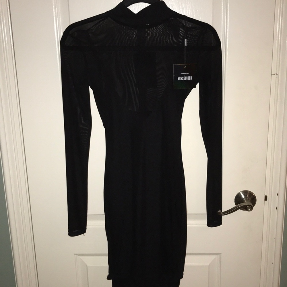 Missguided sheer cami bodycon dress
